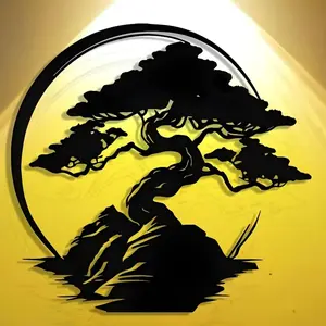 Metal Wall Art, Bonsai Tree Design Wall Decor, Wall Hanging Decor for Home Living Room Bedroom, Home Decor, Room Decor, Vanity Decor Accessories, Hangable