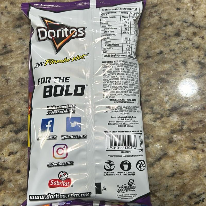 Doritos flaming hot pack of 3