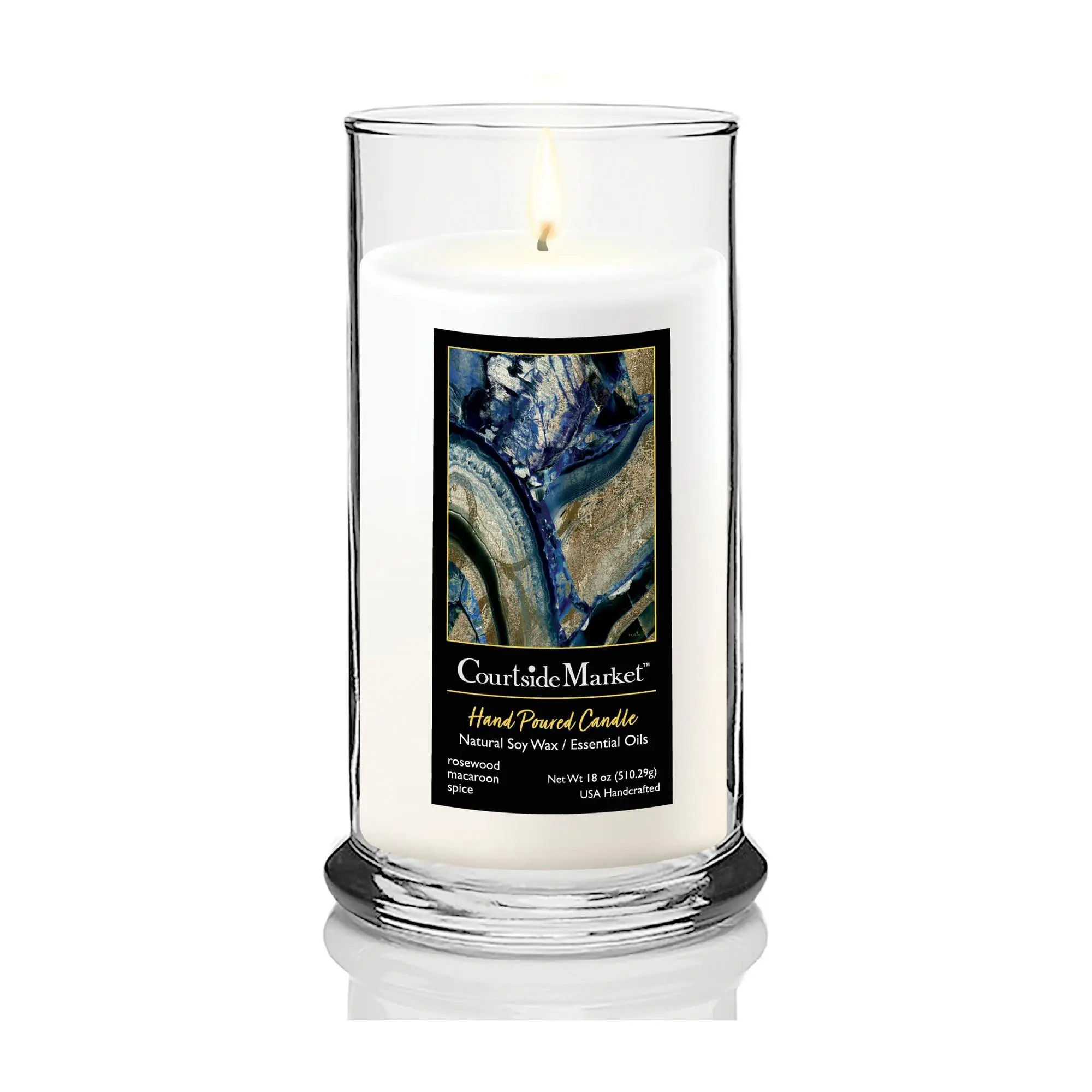 Courtside Market Earthly Pleasures 2 Status Candle Glass 18-oz
