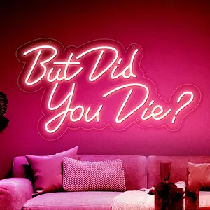 【Humorous Slogan LED Neon light Sign】Home Wall Hang Decor,10 Levels Dimmable,for Bedroom,Living Room,Man Cave,Party,Club,Pub, 1Pcs Funny Sign Gift