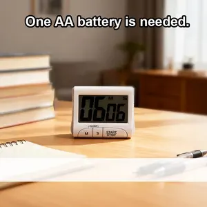 Large Screen Multi-Function Electronic Timer, Magnetic Design, Countdown, Alarm Clock, Stopwatch, Kitchen Baking Timer, Office, Gym, Home Use
