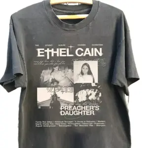 Ethel Cain T-shirt, Ethel Preacher's Daughter Graphic Tee, Retro 90s Music Tee Top, Gift for Fans