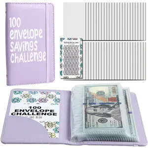100 Envelopes Money Saving Challenge | Save $5,050 in 100 Days | Pre-Numbered Cash Envelopes Budget Binder with Tracker