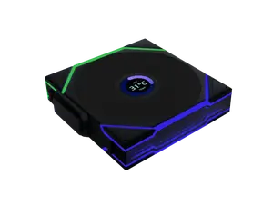 Lian Li UNI Fan TL LCD 120 Wireless - Single Pack (Reverse Blade) - Controller Not Included - 2.4 GHz Wireless Control  - Infinity Mirror Design - Controller requesd for use. - Black (12RTLLCD1W1B)