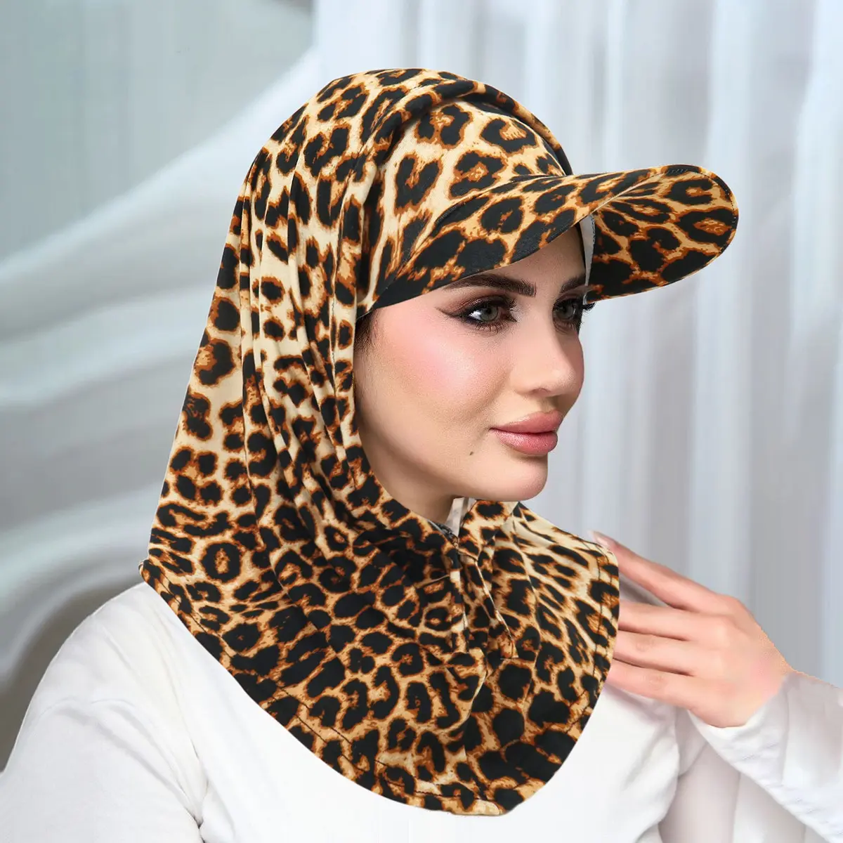 Flower cloth leopard print