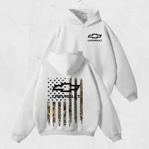 Chevy Trucks Camo Hoodie – Chevrolet USA Flag Graphic Tee, Gift for Him & Her, Classic Streetwear, Made in USA.LKD