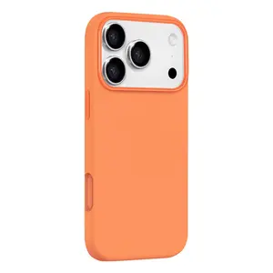 Liquid Silicone Apple Phone Case, Protector, Compatible with Multiple Models Including 17 Pro Max and 17 Pro, Durable Design, Comfortable Grip, Protective Cover