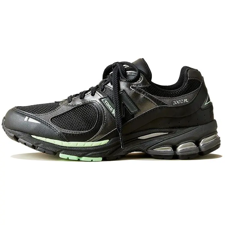 New Balance 2002R Black Powder Green' Retro Low Top Casual Running Shoes Men's M2002RLD