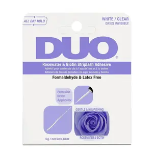 DUO Rosewater & Biotin Striplash Adhesive Eyelash Glue "Purple"