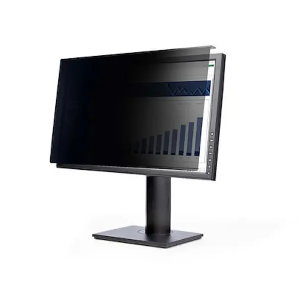 Startech 2469APRIVACYSRN Hanging Acrylic Privacy Shield Blue Light Filter for 24in Desktop Monitors, Universal Fit, Blocks 380-480nm Wavelength, 21.5in x 12.6in x 0.9in Dimensions