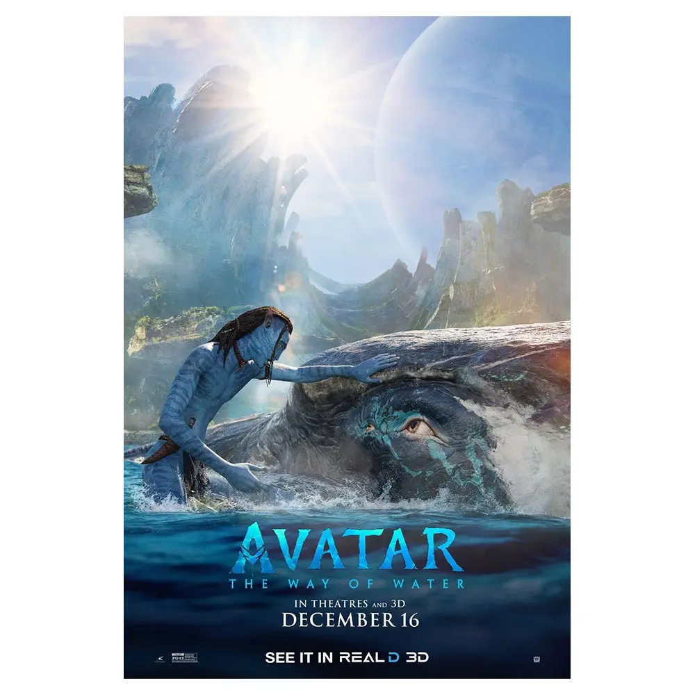 Avatar The Way Of Water Movie Poster Wall Art Print Decor For Men Women