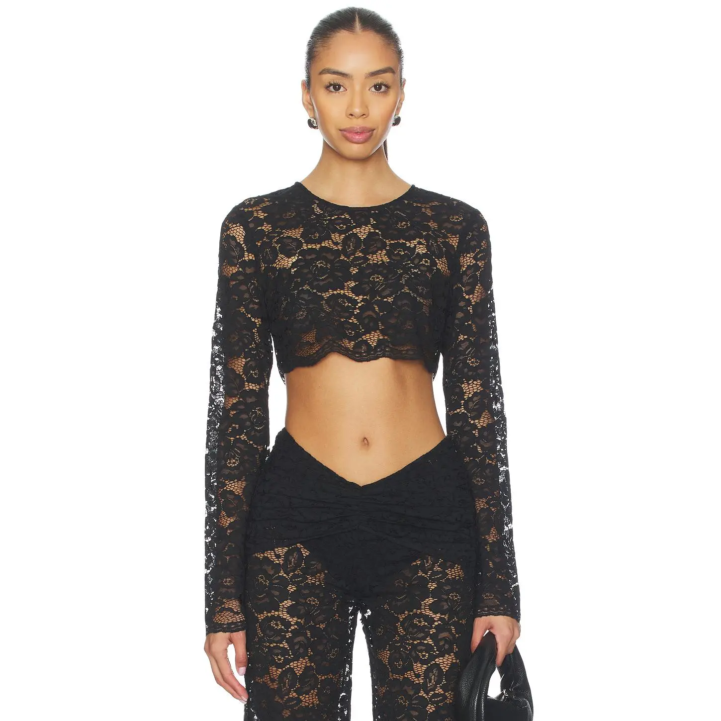 Shani Shemer x REVOLVE Ella Crop Top in Black