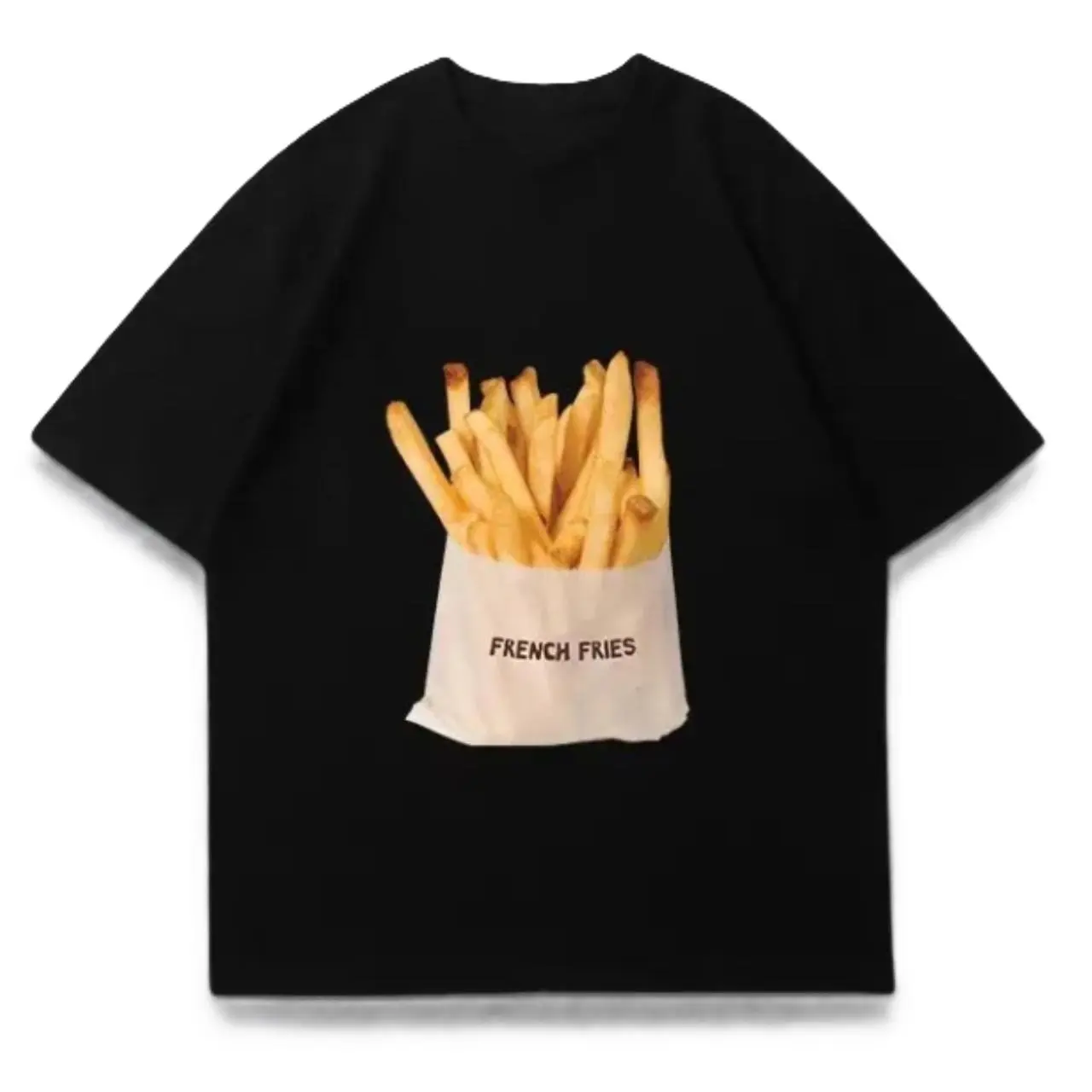 French Fries Graphic T-Shirt Size S-5XL