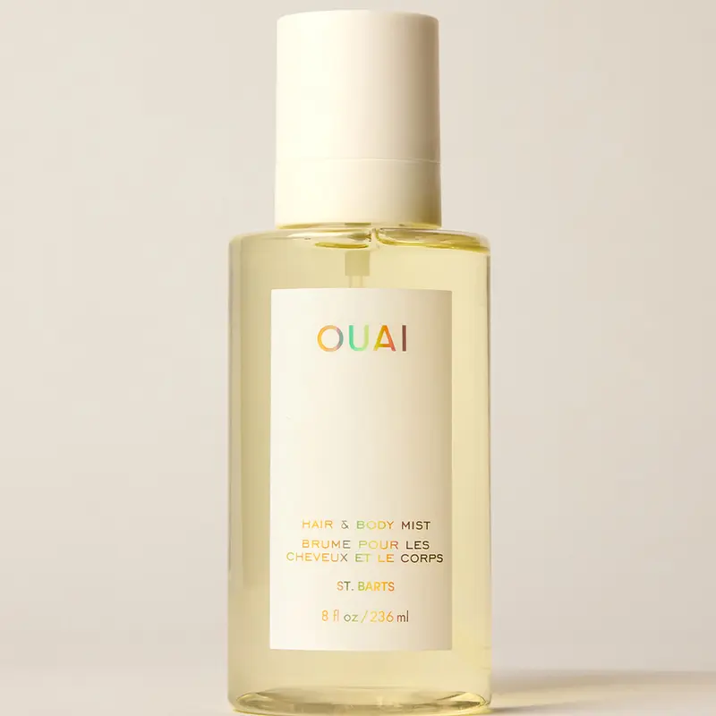 OUAI St. Barts Hair & Body Mist - St. Barts Scent - Citrus Musk Amber Scented Perfume for Haircare - 8 fl oz / 236 ml