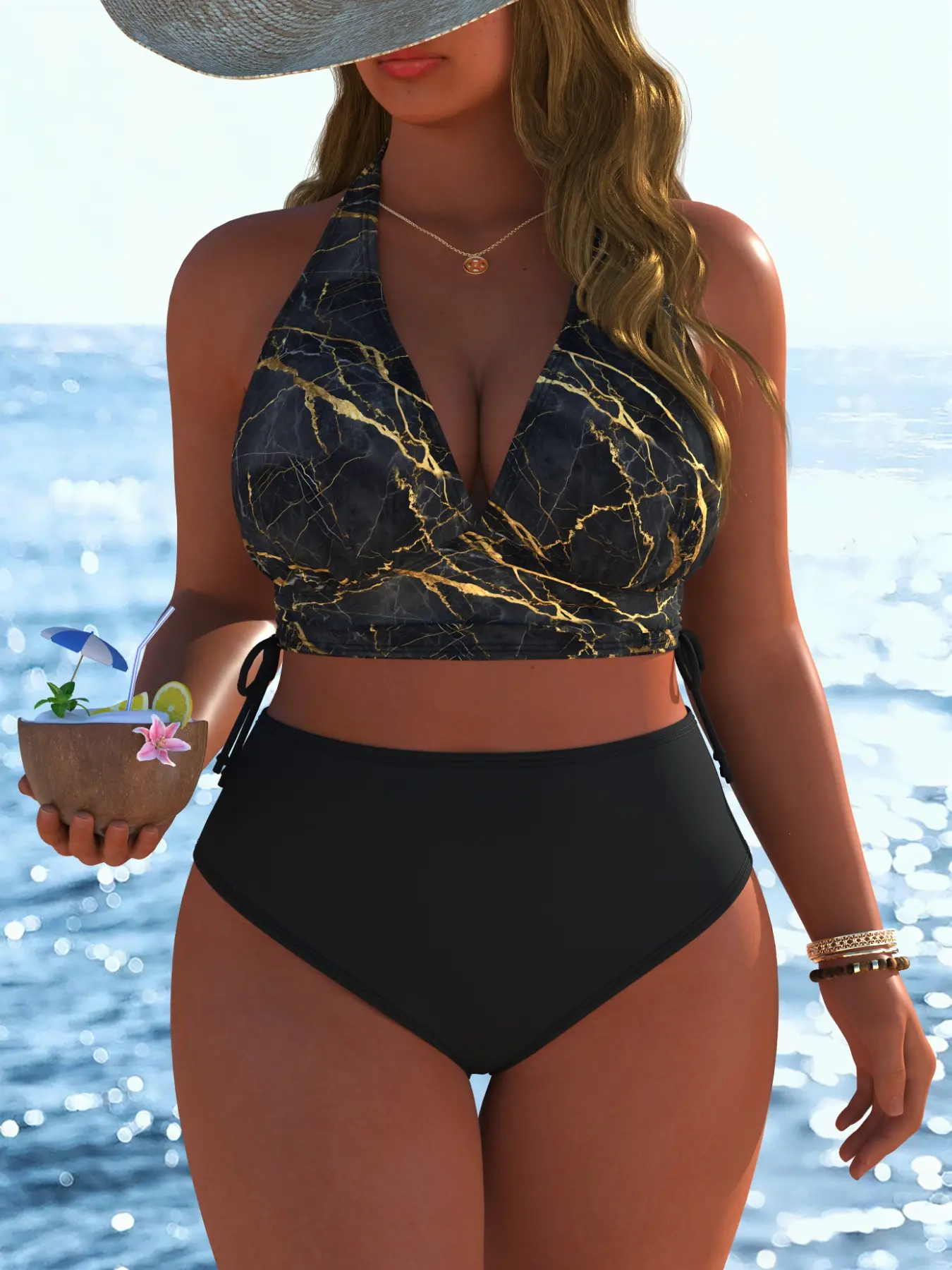 New Arrival Women's swimwear, Bikini swimsuits, swimming suit beach outfits swim dress swimming costume for women Plus swimwear summer beach festival vacation travel Sexy two piece set woman Bikini Sets Bathing Suit Best Selling
