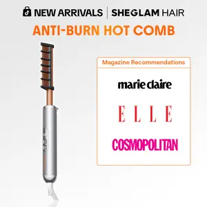 【BOGO SALE】SHEGLAM HAIR Anti Burn Hot Comb for Effortless Straightening-Effortlessbeauty- Coachella-mothersdaygift