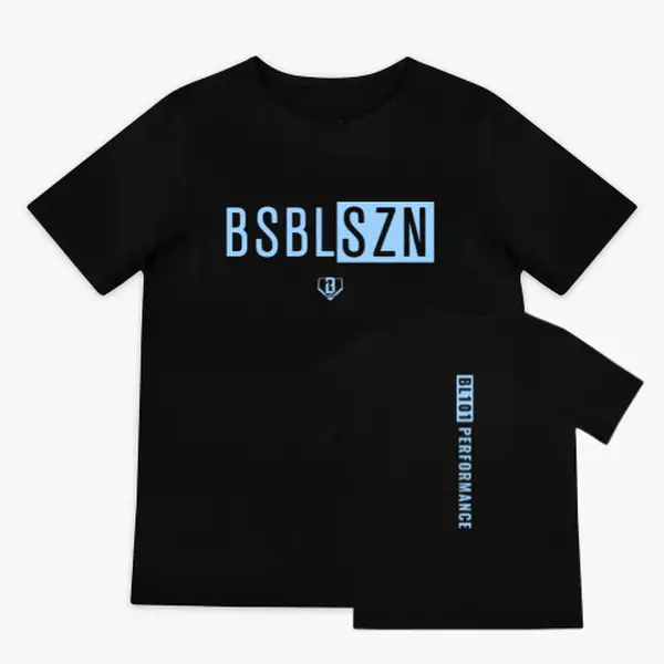 BSBL-SZN Youth Tee | Baseball Lifestyle 101 Clothing | Premium Baseball Apparel and Accesories