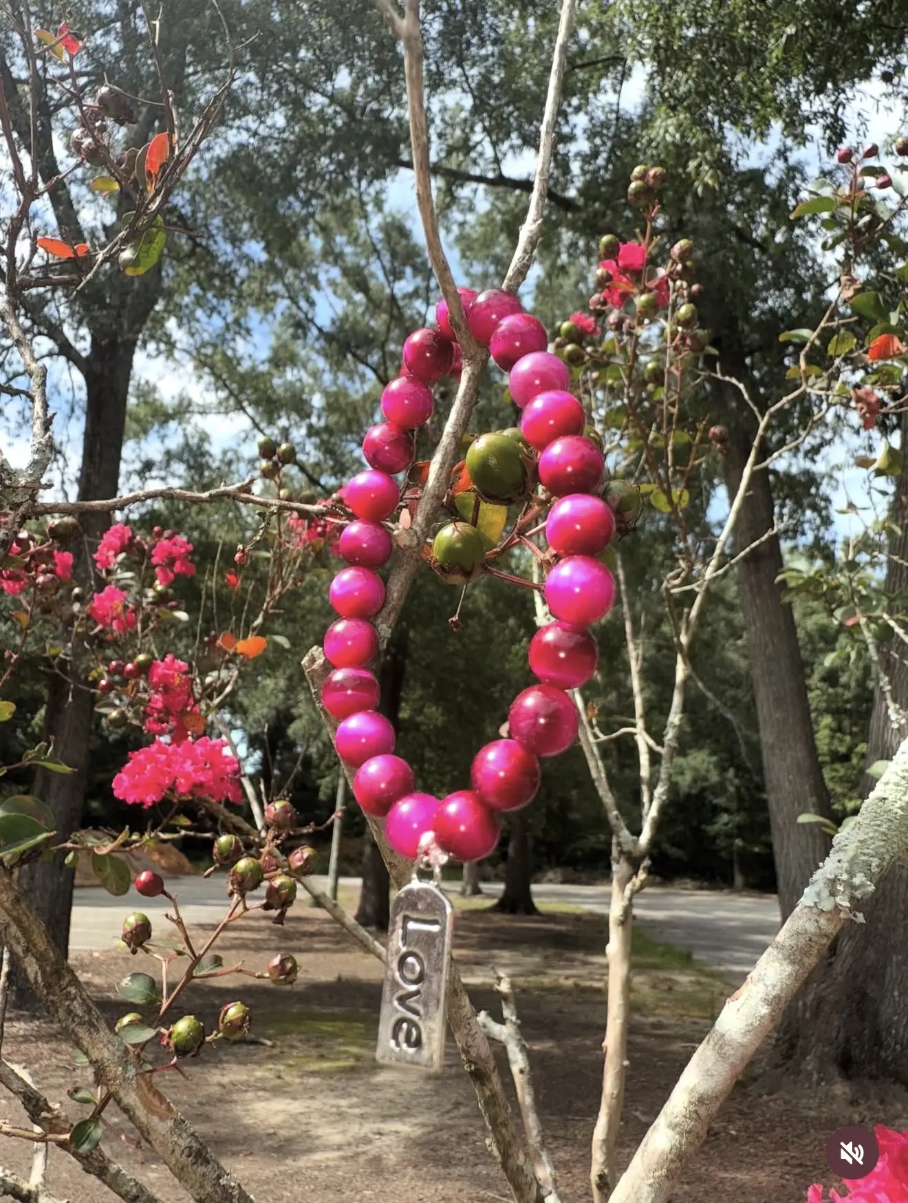 Hot Pink Tigers Eye Bracelet