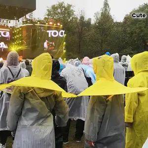 Duck Umbrella Cap - Open and Close, 6 Bone Foldable Raincoat Style Cloak with Umbrella, Cute Yellow Duckling Design, Suitable for Fishing, Camping, Travel and Outdoor Activities - Portable Rain Gear Accessories