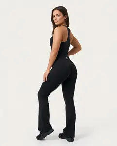 XIMERIK Women’s High-Waisted Scrunch Butt Flare Yoga Pants