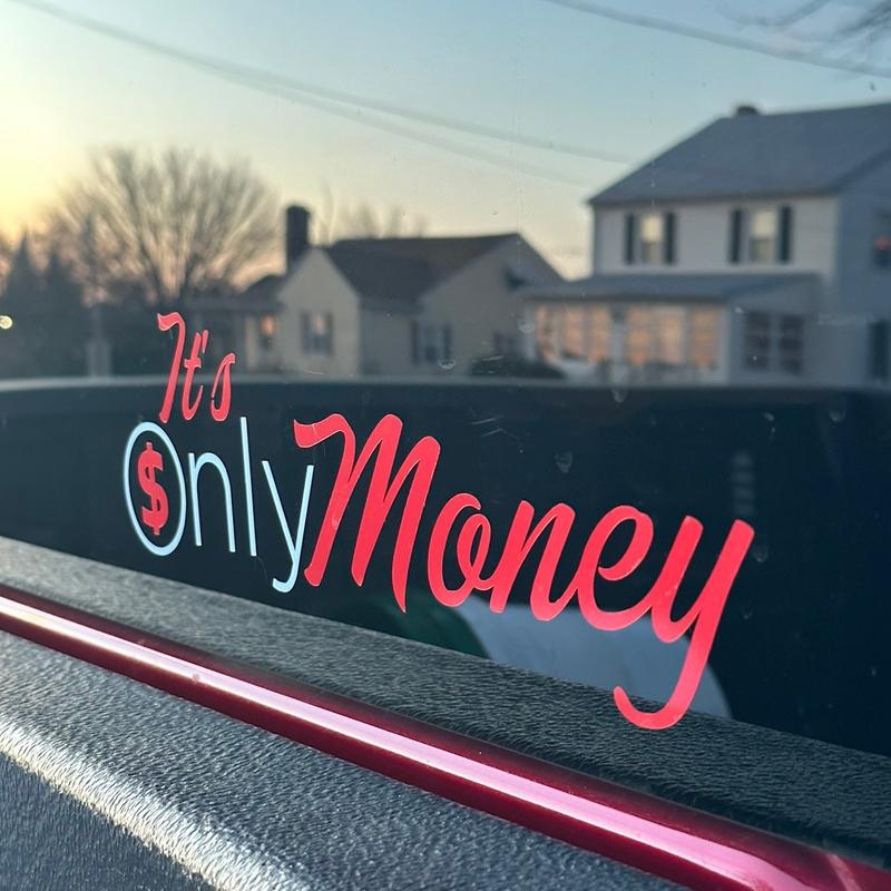 It’s Only Money Decal - TikTok Shop