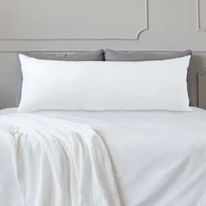 Mocassi Long Full Body Pillow Insert Poly-Cotton Shell Siliconized Fiber Filling