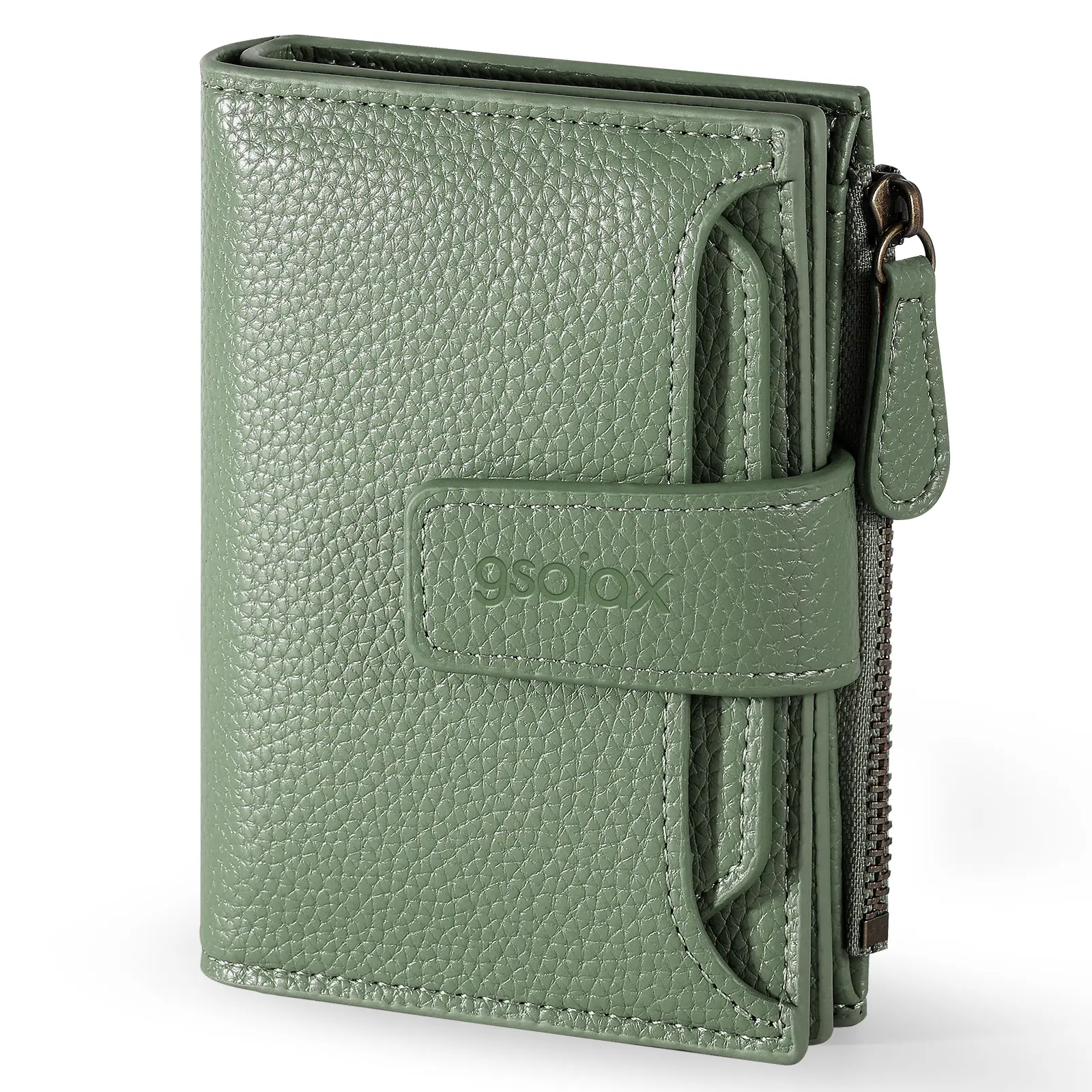 GSOIAX RFID Women’s Minimalist Portable Solid Color Short Wallet, Casual and Versatile Genuine Leather Zipper Coin Purse, Stylish Card Holder, Perfect Mother’s Day or Girlfriend Gift Holidays Best Gift Ideas DealsforYouDays SummerWins
