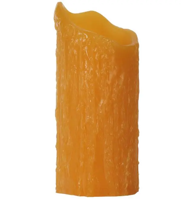 Poly Resin Candle Cover Honey Amber