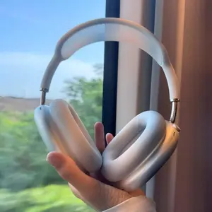 For Original Airpods max magnetic earcups，Over-Ear Wireless Headphones with ANC Noise Reduction and Mic for Gaming Hi-Fi Audio