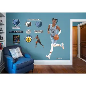 Ja Morant - RealBig Collection - Official NBA - Memphis Grizzlies - Reusable Vinyl Wall Decals #2