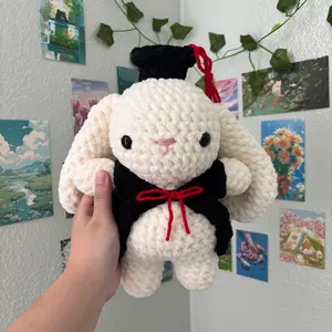Crochet Graduation Bunny