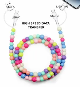 4 in 1 Charging Cable Fast Charging , USB C Cable 4-in-1 USB Multi Charging Cable with E-Mark Chip,Multiple iPhone Charger Cord for iPhone 17-12 Series/Pad/Android/Tablets More