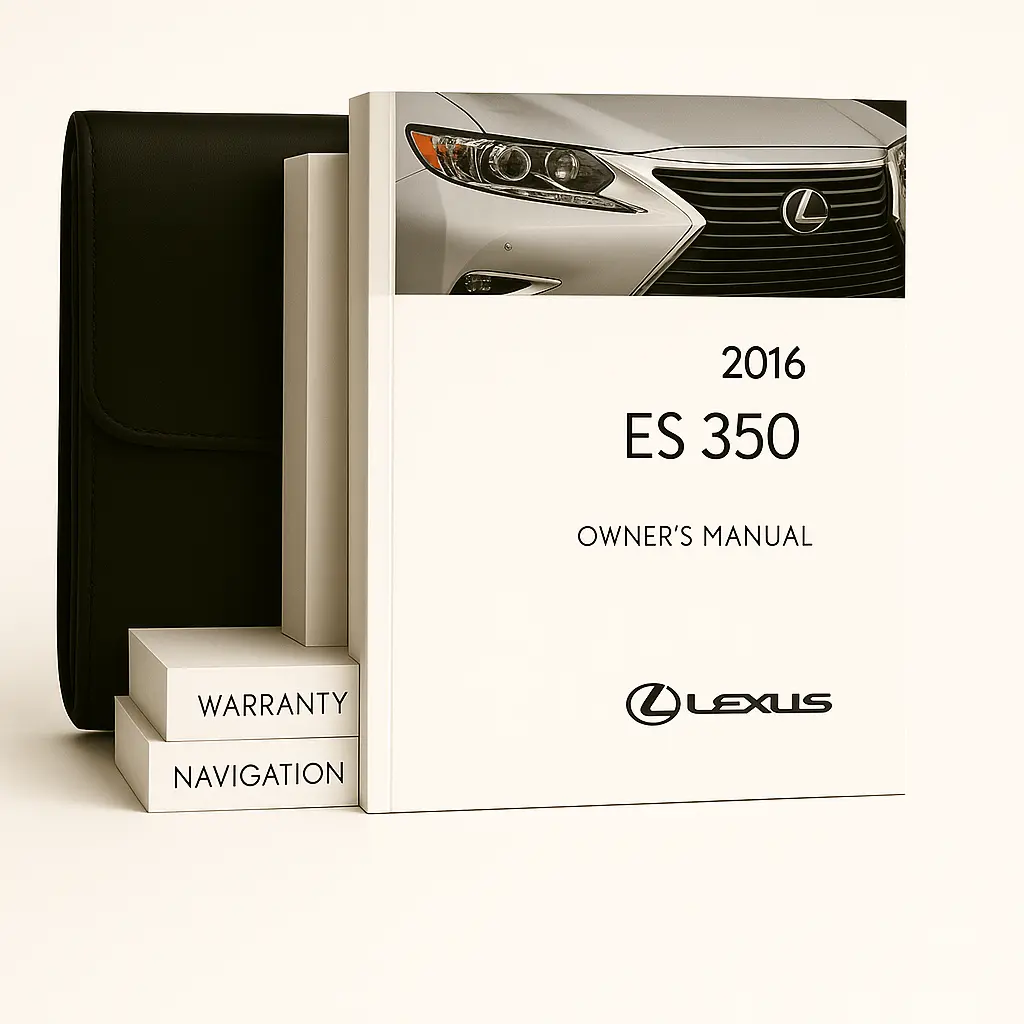 2016 Lexus ES 350 Owners Manual - Complete Set