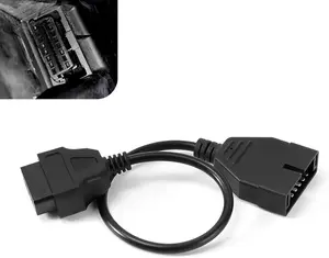 OBD Scanner Connector,  PC  Pin to OBD to OBD Adapter Cable, CM Diagnostic Extension Tool for Vehicle Data Reading, Compatible with Most Cars