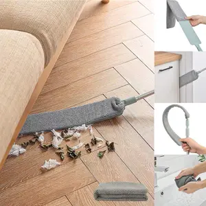 Retractable crevice dusting brush,soft bristles,comes with 2 microfiber dusting cloths,ergonomic design,multi-purpose,retractable microfiber,suitable for bedroom, kitchen, living room,outdoor use,high ceiling,cleaning supplies,duster Dryer Vent Cleaner