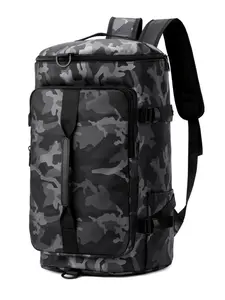 Camouflage Pattern Large Capacity Travel Backpack, Multi-functional Backpack, Unisex Outdoor Travel Sports Backpack