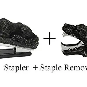 Novelty Lone Wolf Stapler and Stapler Remover Office Desktop Stationery Set