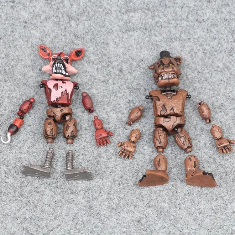 6pcs/set Five Nights at Freddy's High Quality Building Figure Toys 10cm