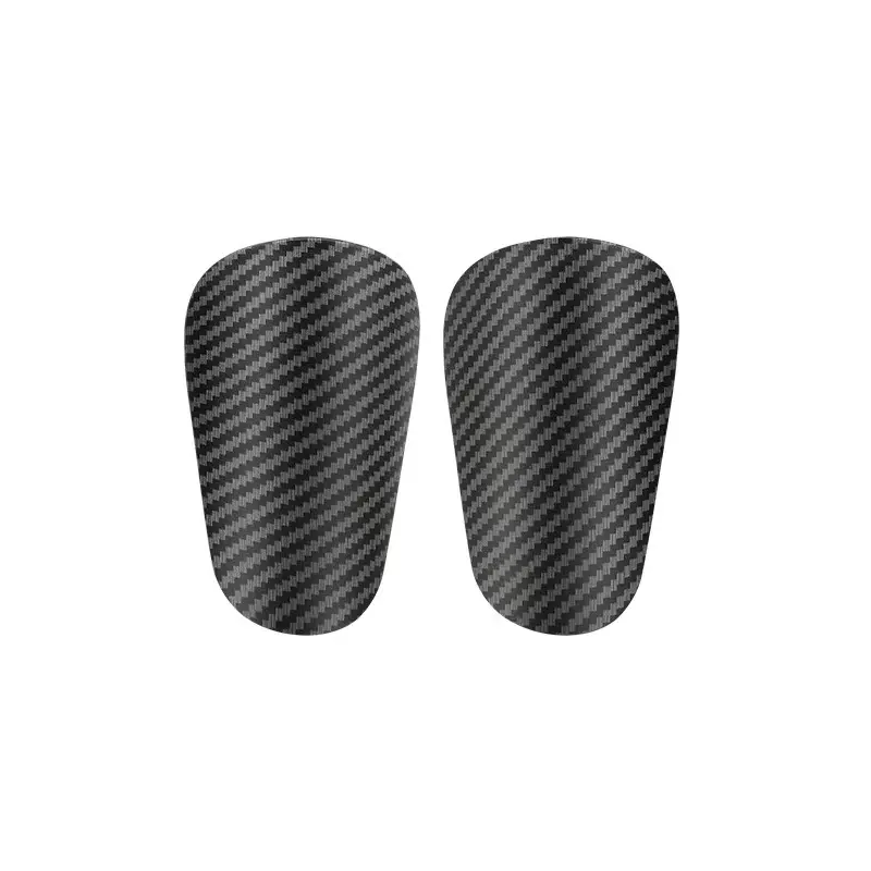Imitation Carbon Fiber Mini Football Shin Guards, Unisex Adults Sporty Soccer Training Equipment, EVA Inner Football Accessories