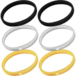 6PCS Sleeve Garters for Women and Men, Anti-Slip Sleeve Holders, Metal Armbands, Elastic Shirt Sleeves Holders for Hold Up Sleeves and Band Stretch Garters