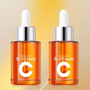 5C Vitamin C Face Serum with Hyaluronic Acid & Centella Extract - Moisturizing, Skin Repair Liquid Essence, 30 ml
