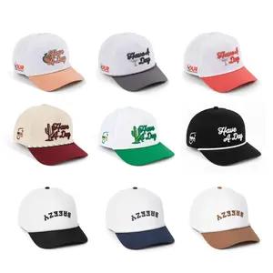 Full Collection Premium Colors – Breezy Golf “Have A Day” Limited Edition Summer Golf Hat - Braided Rope Detail, Foam Front Panel, Unisex Snapback