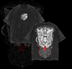 Fullmetal Alchemist Gate of Truth Tee, Brotherhood Dark Alchemy Shirt, Vintage Anime Tshirt Oversized Top, Anime Merch, Anime Fans, Anime Lover, Mens