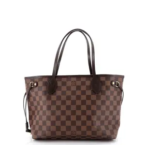 Pre-owned Louis Vuitton Canvas Coated Tote Bags REBAG Neverfull Tote Damier PM by Rebag