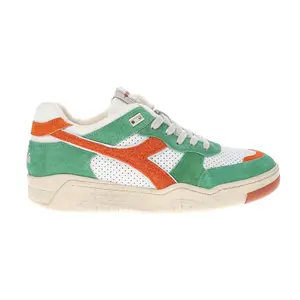 diadora Mens B.560 Used Rr Italia Lace Up Sneakers Shoes Casual - Green