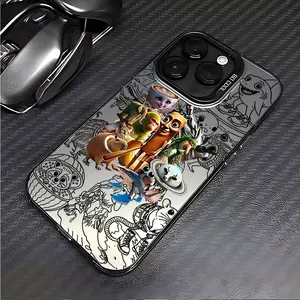 Fashionable Popular Cartoon ITALIANO BRAINROT Animal Phone Case Suitable for iPhone 17 16e 16 15 14 13 12 11 Pro Max Air X  XSMAX  Plus Anti-Drop Matte Back Cover Fundas Gift, Injection Molded