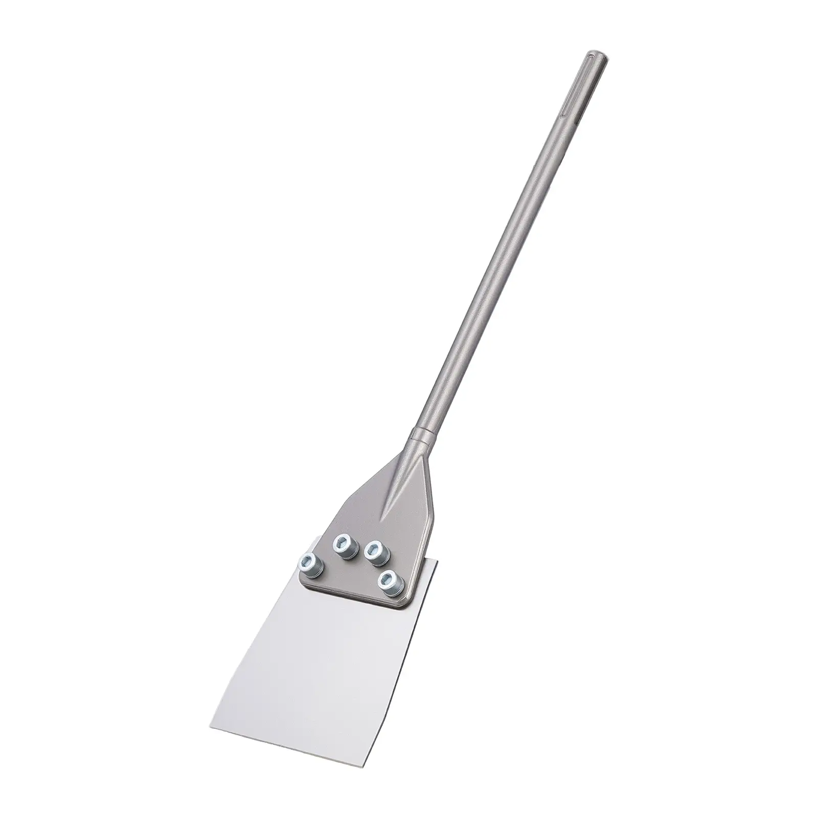 【summerfinds】VEVOR SDS Max Floor Scraper, 23.6" x 5.9" Chisel Bit with SDS Max Shank, Compatible with Rotary Hammers, Heat Treated 40Cr Alloy Steel, Sharp Edge for Removing Laminate Flooring, Tiles, and Mortar, Multi Surface Scrapers, Flat Bar Scrapers