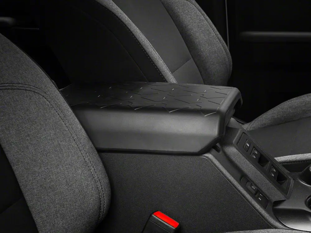 RedRock Rugged Treaded Soft Cushion Slip-On Rubber Center Console Arm Rest Cover - Injection Molded Car Accessory, 1-Minute Easy Install, Perfect Fit for 21-25 Bronco, Wear & Tear Protection, Interior Decoration