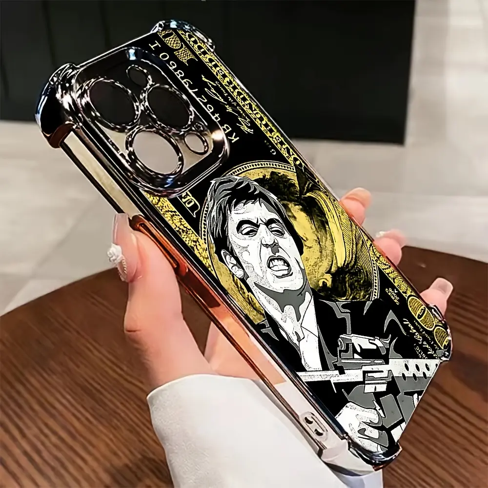 Black Silicone Slim Fit Lightweight Non-Slip Mobile Phone Case, Compatible with iPhone 17 Air/16/15/14/13/12/11 Pro Max Plus/16e/XS Max, with Strengthened 4 Corners & Soft Back for Drop Proof Protection