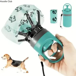 Portable Pet Poop Scooper with Built-in Waste Bag Holder, Lightweight Dog Waste Bag Dispenser, Easy-Clean Outdoor Pet Cleaning Tool, Travel-Friendly Pet Supply for Walking, Hiking & Daily Dog Waste Pickup Use